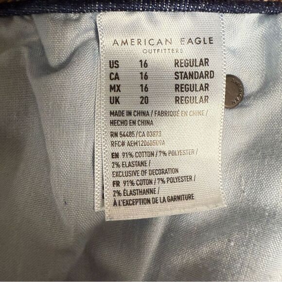 American Eagle Outfitters Dark Blue Denim Mini Skirt - Picture 10 of 10